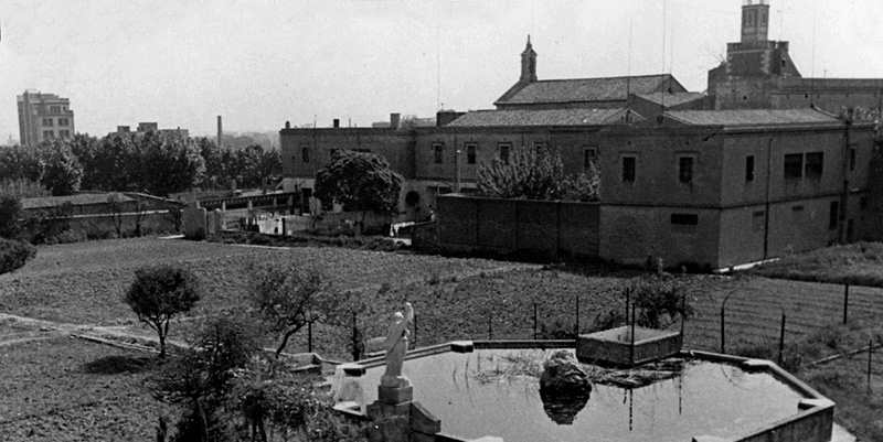 Vista general del recinto. Biblioteca de la Dirección General de Instituciones Penitenciarias.