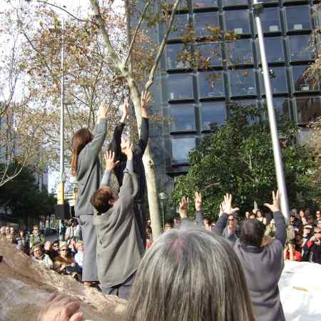 Acto de inauguración de monumento, 2019. Foto Fernando Hernández Holgado