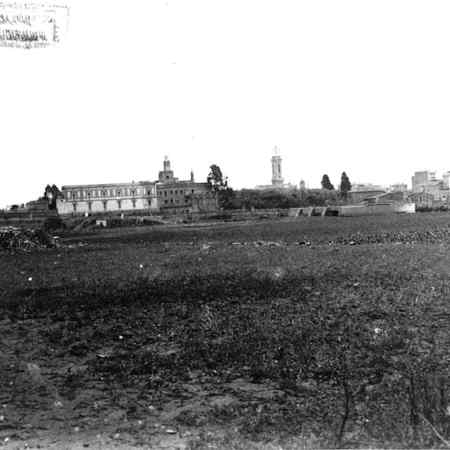 Can Duran o Felò. Arxiu del Districte de Les Corts, AMDC3-338. Bonaventura Batlle i Piera, 1950. Vista general.