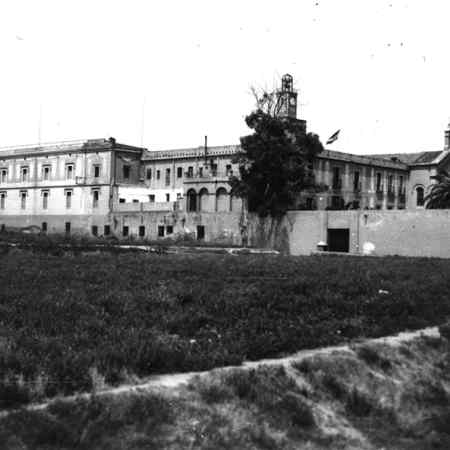 Can Duran o Felò. Arxiu del Districte de Les Corts, AMDC3-338. Bonaventura Batlle i Piera, 1950. Vista general.