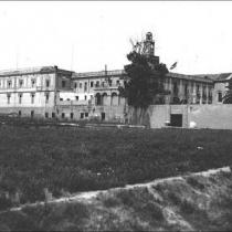 Vista de la prisión de Les Corts.